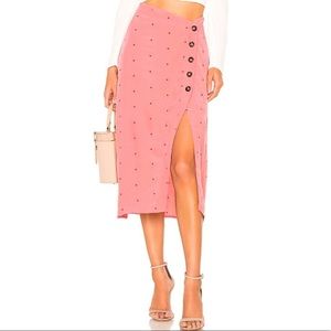 For Love and Lemons Polka Dot Skirt Medium NWT